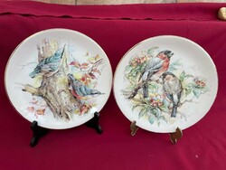 Gyönyörű angol madaras tányérok tányér madár England