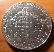 Ausztria 100 schilling INNSBRUCK 1976 Ag ezüst      (posta van)  !