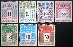 S4263-9 / 1994 Magyar Népművészet bélyegsor postatiszta (legolcsóbb változat )
