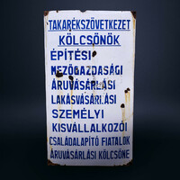 Metal information board