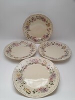 Zsolnay butterfly pattern small plates, 19 cm, 4 pieces in one