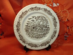 Spectacular porcelain large flat plate