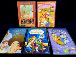 5 children's fairy-tale films, cartoons on original DVD disc