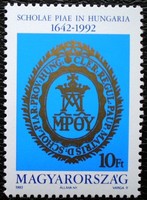 S4134 / 1992 Piarista Rend bélyeg postatiszta