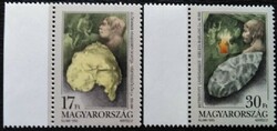 S4218-9sz / 1993 prehistoric finds in Hungary stamp set postal clean arched edge
