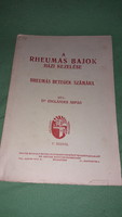 1930. About dr. Árpád Engländer - home treatment of rheumatic problems book according to the pictures rudolf nóvak &tsa.