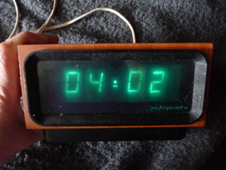 Soviet digital clock retro digital table clock electronics g9 02 vfd tube display working