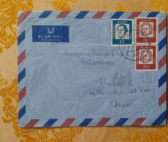 Envelope of a letter written to painter Endre Kömpőczi balogh