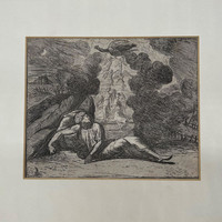 Jusepe De Ribera: Jákob álma 1615- rézkarc F00311
