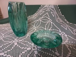 Glass vase and centerpiece for sale