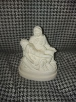 Pieta, 8 cm high, ground marble statue