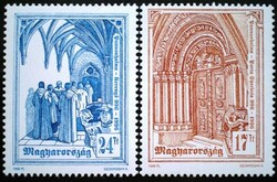 S4335-6 / 1996 Pannonhalma I. bélyegsor postatiszta