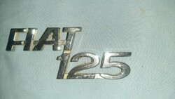 Fiat 125 eredeti retro embléma