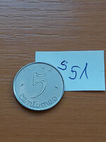 French 5 centimeter 1962 stainless steel s51
