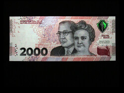 Unc - 2000 pesos - argentina - 2000 (doctor commemorative banknote!!) Read!