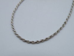 Uk0260 elegant twisted pattern 925 silver necklace