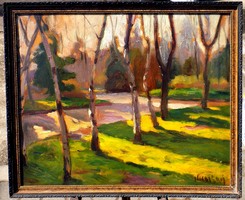 Impressionist painter from the beginning of the 20th century with warranty and invoice
