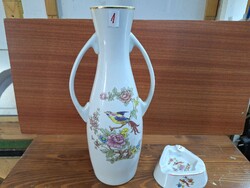 Ravenclaw, bird of paradise, large vase and ashtray. HUF 9,900