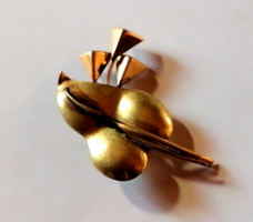 Vintage, art deco leaf brooch, collector's rarity 627.