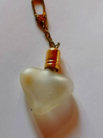 Refillable, old, perfume bottle, can be hung on a key ring 634.