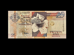 Unc - special - 25 rupees - seychelles - islands - 1998..Read!