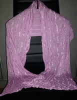 Spring scarf with silk lining