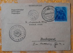 Beregszasz returned memorial card