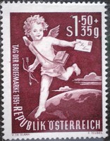 A972 /  Ausztria 1952 Bélyegnap bélyeg postatiszta