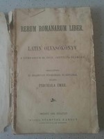 Pirchala Imre Latin olvasókönyv Pozsony 1893 Budapest kiadja Stampfel Károly (Csillag Dezső tulajd.)