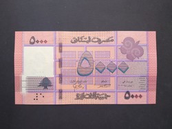 Lebanon 5000 livres 2021 unc