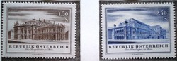 A1020-1 /  Ausztria 1955 A Burg Színház és az Állami Operaház bélyeg postatiszta