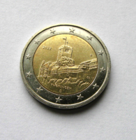 Germany - 2 euro commemorative coin - 2022 - Thuringia - Wartburg Castle