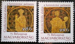S4545-6 /  2000  Bélyegnap - Koronázási palástok bélyegsor postatiszta