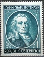 A1007 /  Ausztria 1954 Michael Rottmayer von Rosenbrunn bélyeg postatiszta