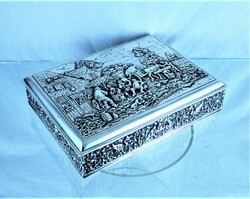 Beautiful, antique silver box, Holland!!!