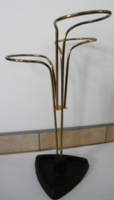 Vintage karl auböck style metal umbrella stand