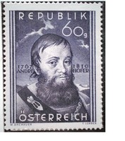 A949 /  Ausztria 1950 Andreas Hofer bélyeg postatiszta