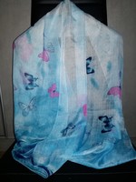 Spring butterfly scarf