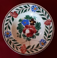 Pink peasant plate / wall plate