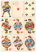338. French card 52 cards + 1 joker Swedish card picture Öberg, Eskilstuna 1950 like new, barely used