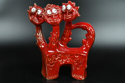 Jan kutalek ceramic dragon statue