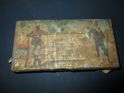 Old cigarette metal box Abdullah