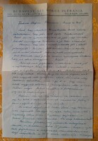 Fejléces levél a háború utáni helyzetről - Szt. Rókus plébánia