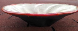 Huge marked - 46 cm - ceramic bowl - perhaps Zsolnay pyrogranite ...