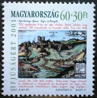S4580 / 2001 Ifjúságért : Egri Csillagok bélyeg postatiszta