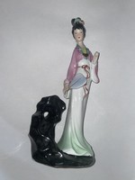 Oriental porcelain lady figure