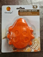 Silicone 4-piece baking mold package new! Ladybug