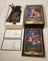 Golden Tarot Book and 78 Card Pack by Barbara Moore