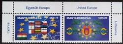 S4739-40cfsz  /  2004  Egyesült Európa felső bélyegcsík postatiszta