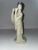 Keleti porcelán Hölgy figura